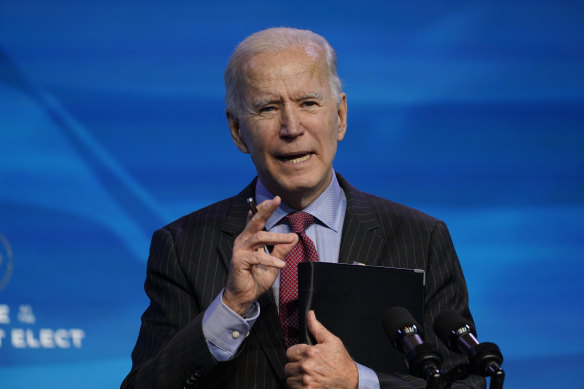 New US President Joe Biden is promising to hit the ground running.