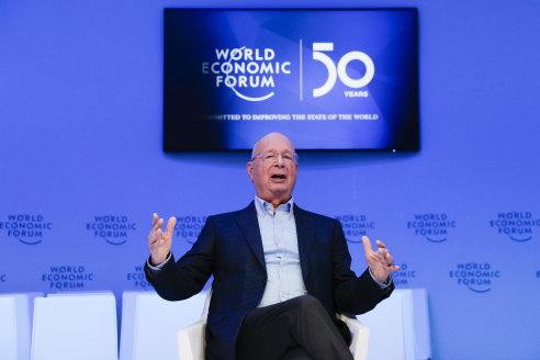 Klaus Schwab, founder and executive chairman of the World Economic Forum.