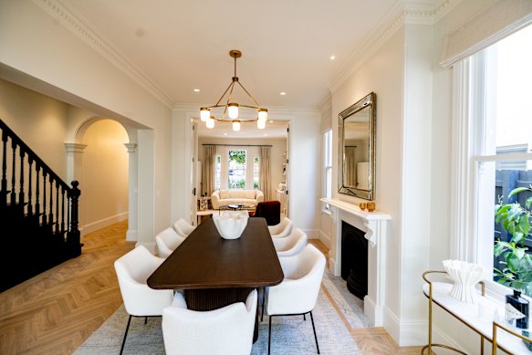 The home now has an open-plan living area.