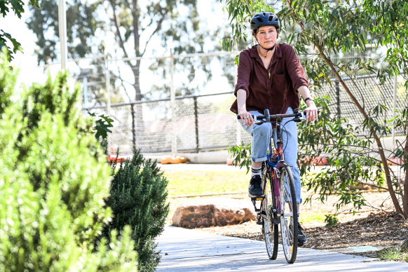 Sophie Miller says she does not feel safe riding alone at night. 