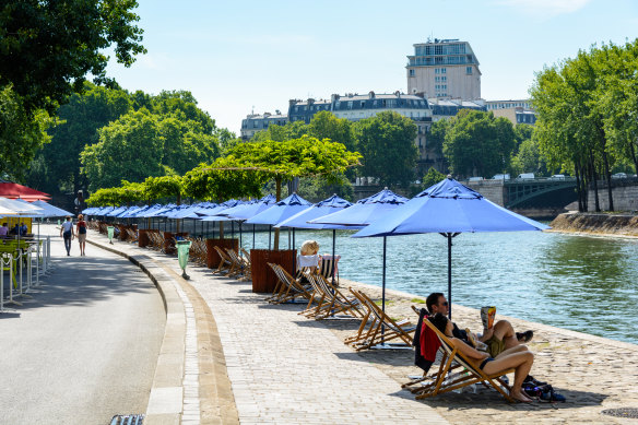 ‘Paris Plages’ pops up each year in the warmer months, bringing coastal vibes to the Seine.