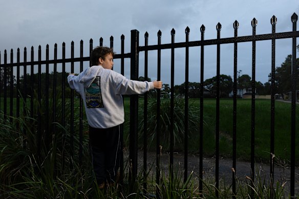 Until the community was locked out, Joseph Kantor loved to play on the fields of Rose Bay Secondary College in North Bondi. 