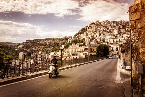 The best place in the world to travel by scooter is Italy.