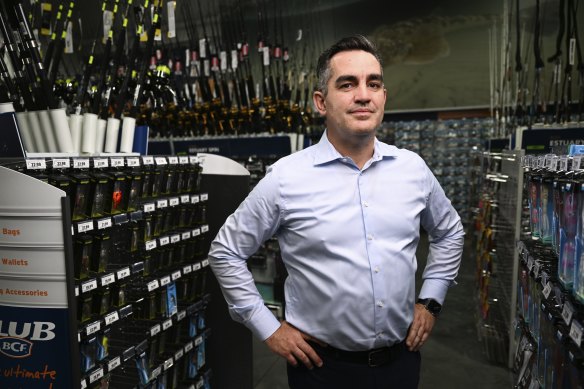 Super Retail chief executive Anthony Heraghty unveiled a strong start to the 2025 financial year as a legal battle alleging bullying and an undisclosed affair played out in court.  