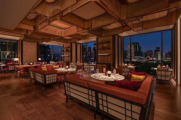  The design of Lily’s restaurant is inspired by the lily ponds common to many Thai homes.
