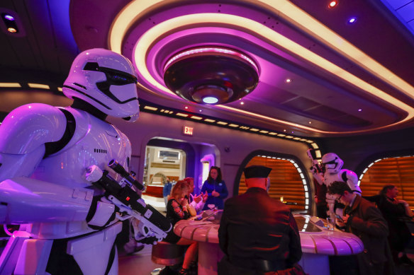 Disney executives emphasised that the entertainment, food and plot were all designed to make people feel like they were in a ‘galaxy far, far away’ - but also stressed that participants could be as active or passive as they wanted.