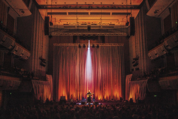 Julia Jacklin performing at the City Recital Hall in late March.