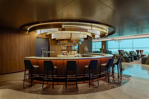 The Signature Bar features 12 seats and full-service bar facilities.