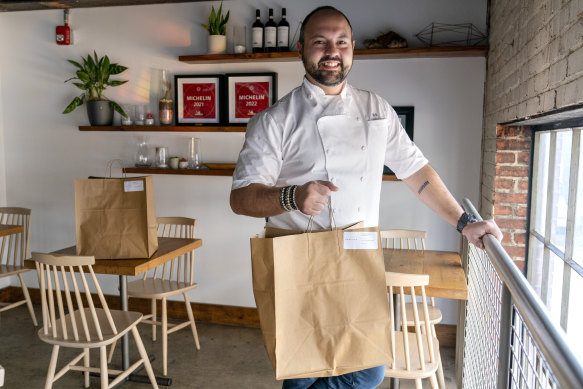 Matt Baker, chef and owner of Gravitas, in Washington, DC.