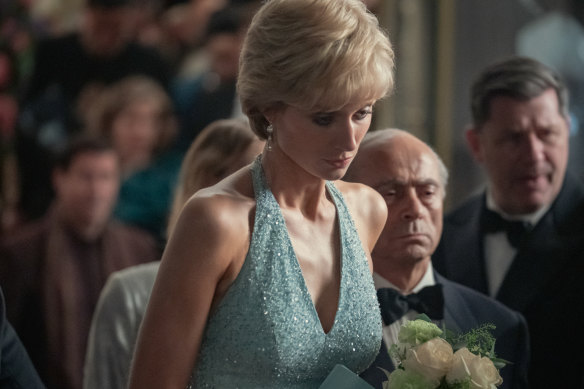Princess Diana in season five of The Crown.