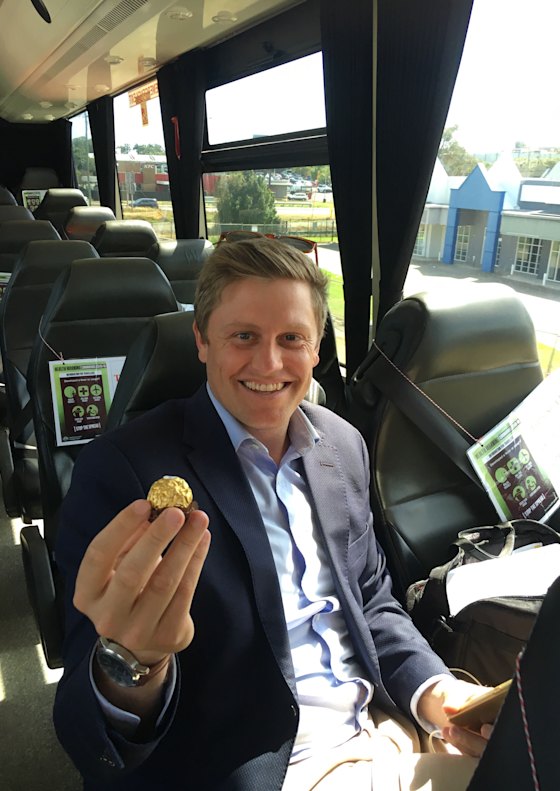 Joel Dry during his tenure at Seven.