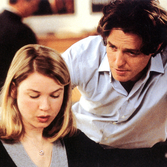 Bridget Jones’s Diary with Hugh Grant, 2001 - "pure Zellweger goofball magic".