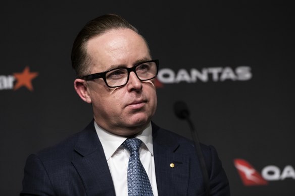 Outgoing Qantas CEO Alan Joyce.
