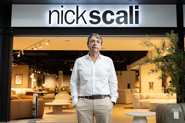 Nick Scali CEO, Anthony Scali, at the Artarmon store.