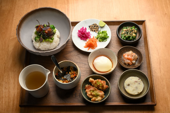 Chiaki’s ochazuke set.