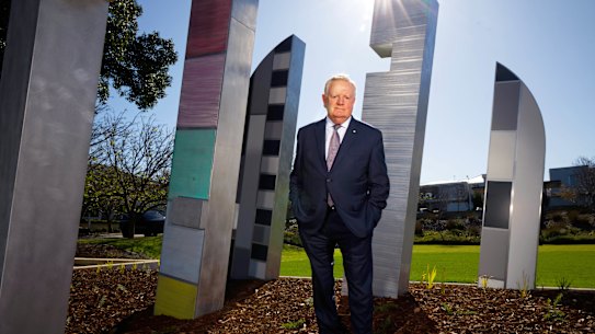 Perth property developer Nigel Satterley at one of his projects. 20/09/2023 Photo: Trevor Collens -