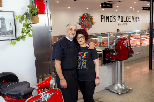 Pino and Pia Tomini Foresti helped champion independent production of smallgoods in Sydney.