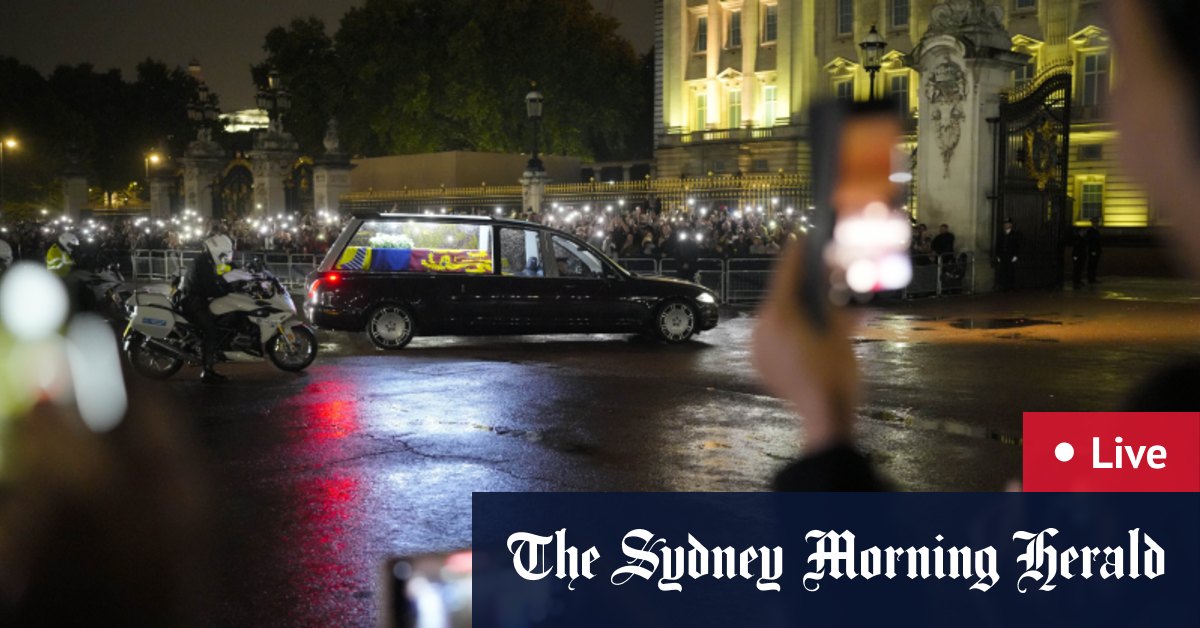 Australia news LIVE: Queen Elizabeth II’s coffin arrives at Buckingham Palace; PM extends pandemic leave beyond September - Sydney Morning Herald