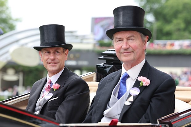 Prince Edward, Duke of Edinburgh and Vice Admiral Sir Timothy Laurence 