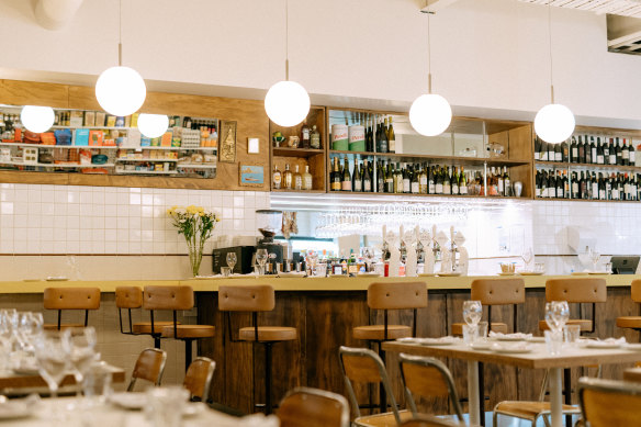 The space is styled on casual eateries in Italy.