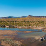 A river crossing to reach El Questro.