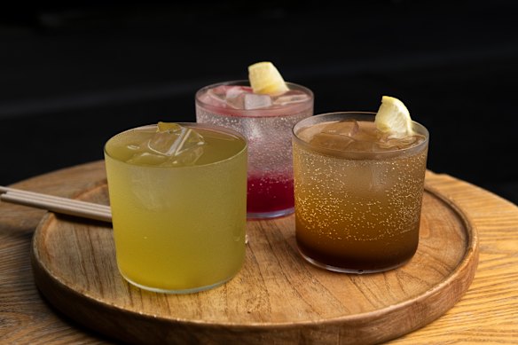 Cold brew gyokuro, fresh yuzu and shiso.