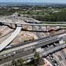 The interchange connects the M12 motorway to the widened M7.