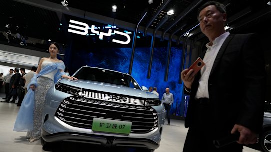 China’s BYD overtook Tesla as the world’s largest seller of EVs in the December quarter.