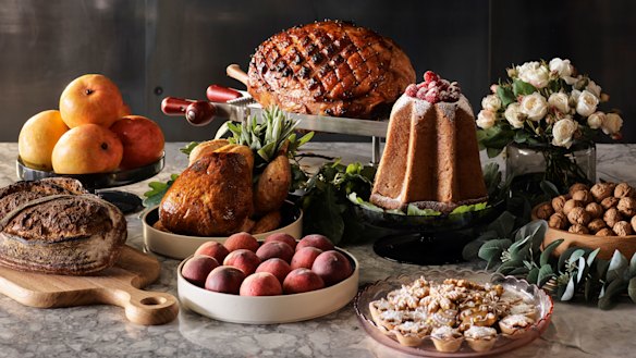 Woodcut planejou um menu sofisticado para o dia de Natal. 