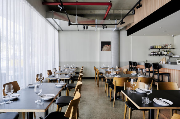 The dining room at Dada in Woden.