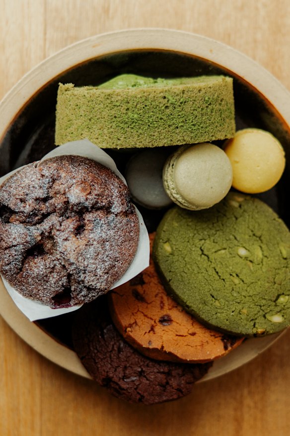 Matcha is used to make a variety of baked goods.