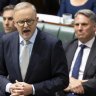 Prime Minister Anthony Albanese during Question Time at Parliament House