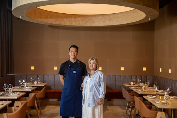 Japasu by Sang owners Sangyong Park and Elle Lee. 