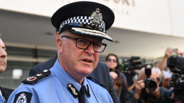 WA Police Commissioner Chris Dawson. 