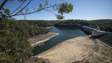 Views of Warragamba Dam, which the NSW government wants to raise by at least 14 metres.