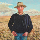Culliton’s portrait of her friend Charlie Maslin, which was a finalist in the 2020 Archibald Prize.