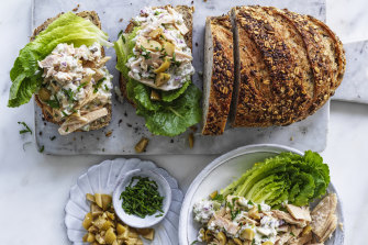 Tuna salad sandwich.