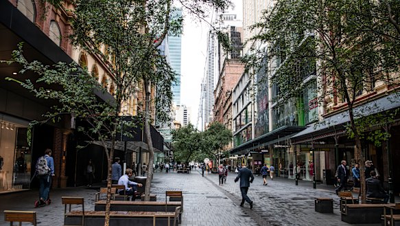 Sydney's Pitt Street Mall has seen a noticeable decline in foot traffic. 