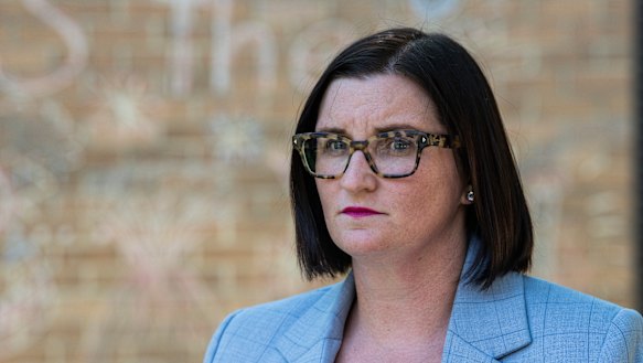 NSW Education Minister Sarah Mitchell said "safety of students and staff has to come first" as she addressed media after HSC exams on Monday.