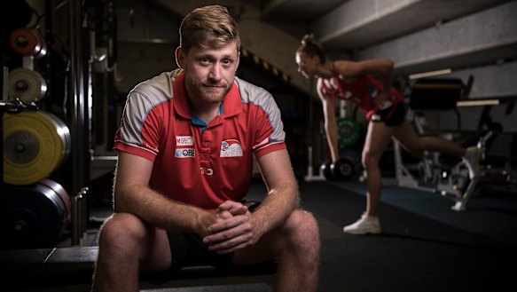 NSW Swifts strength and conditioning coach Lukas Cannan has been a big part of their success. 
