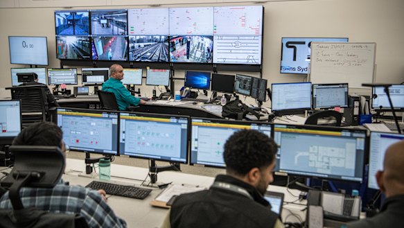 The control centre at Rouse Hill was evacuated on Monday morning.  