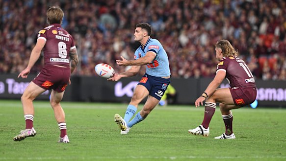 NSW halfback Nathan Cleary.