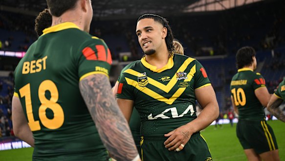 Keaon Koloamatangi earned a Kangaroos call-up last year.