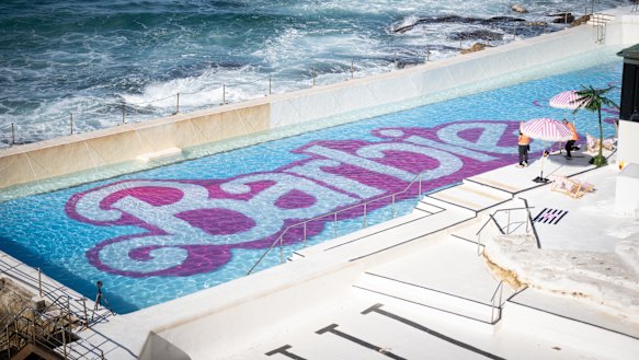 Bondi Icebergs was given a Barbie makeover. 