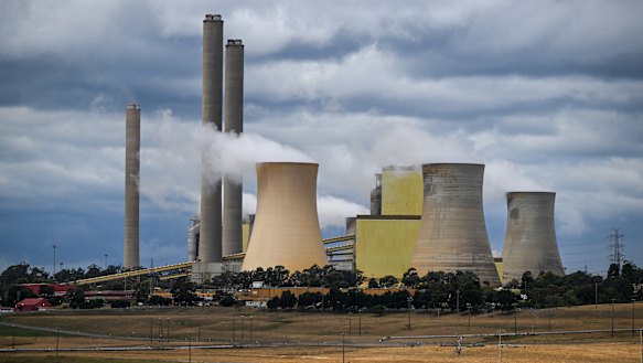 The Loy Yang power station in the Latrobe Valley.
