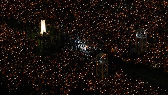 Hong Kong is the only region under Beijing's jurisdiction that holds significant public commemorations of the Tiananmen Square massacre.