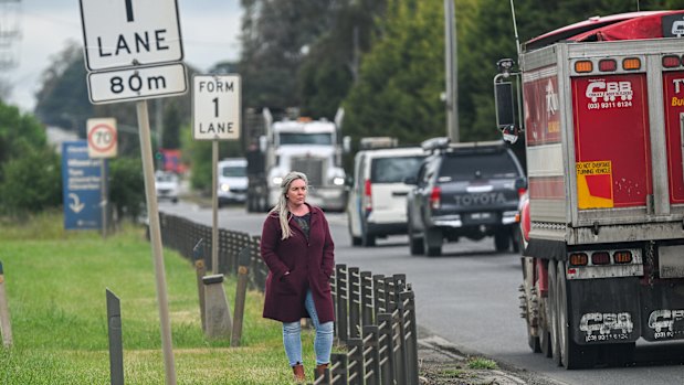 Kalkallo resident Ally Watson gathered signatures for a petition calling for the duplication of Donnybrook Road.