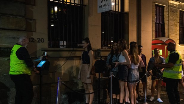 Queues to enter venues were short despite the scrapping of the lockout laws in Sydney's CBD.