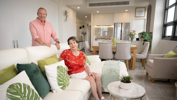 James and Ann Keating are selling their apartment in Arncliffe, one of the most affordable suburbs within 10km of the CBD.