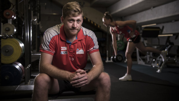 NSW Swifts strength and conditioning coach Lukas Cannan has been a big part of their success. 